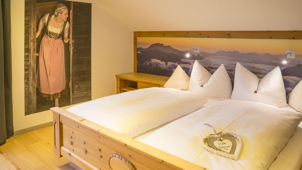 Ferienwohnung Sennerin Schlafzimmer-Ferienwohnung Ferienwohnung Sennerin Schlafzimmer-Ferienwohnung